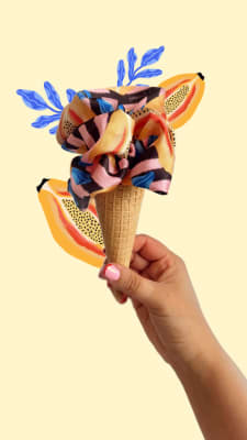 Scrunchie Papayas1