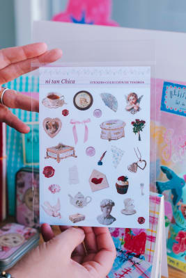 Lámina Stickers Colección de Tesoros - ni tan chica