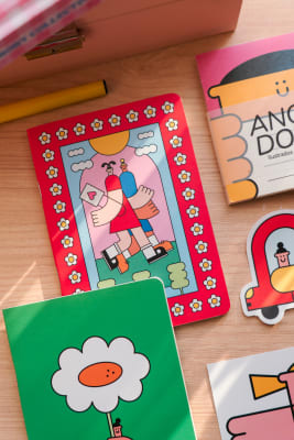 Libretas A6 - 32 hojas lisas papel bio reciclado