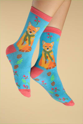 Calcetin Gato otoñal