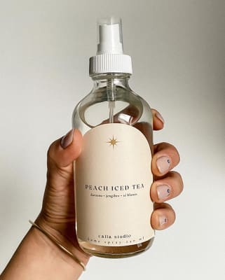 Home spray peach iced tea