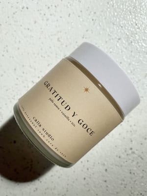 Vela Mantra Gratitud y Goce 100g1