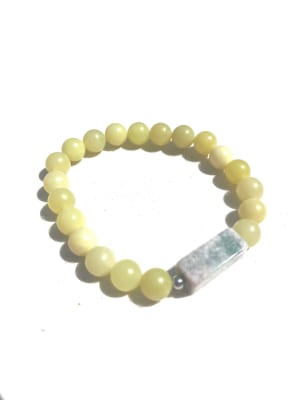 Pulsera Agata amarillo