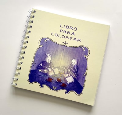 Libros para pintar Bruja Plaga