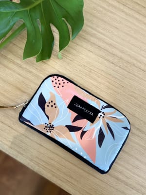 BILLETERA  PRINT Celeste