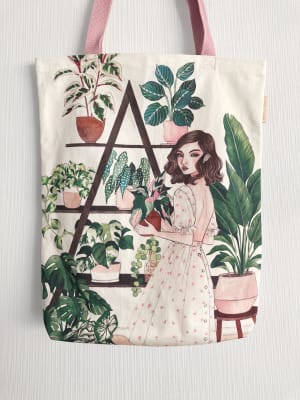 Tote Bag Plant Lady II