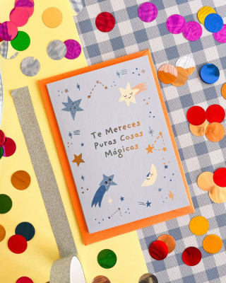 Tarjeta de saludo MAGIA1