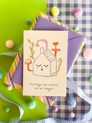 Tarjeta de saludo MI HOGAR1