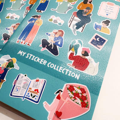 My sticker collection pocket1