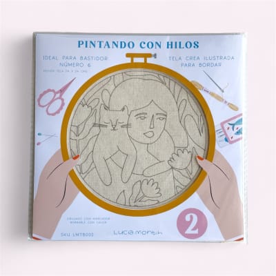Tela ilustrada para bordar - N2