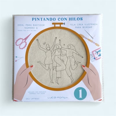 Tela ilustrada para bordar - N1