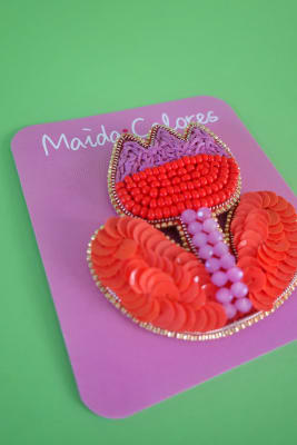 Prendedor bordado 0011