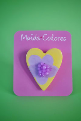 Prendedor cerámica grande 001