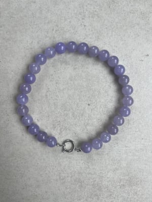 Collar Amatista acero inoxidable