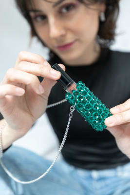 porta-encendedores / porta-labial VERDE Valencia2