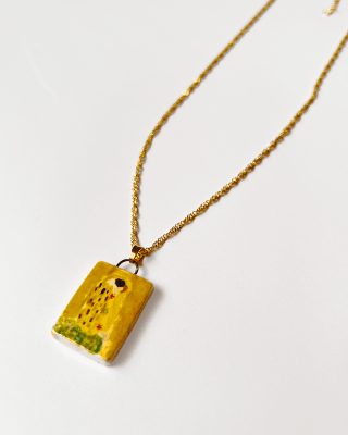 Collar arte el beso