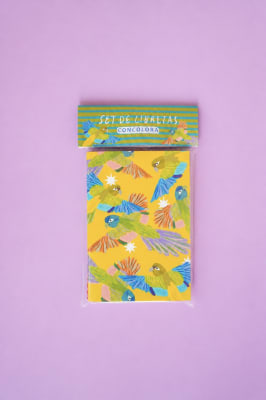 Set Libretas Loro-Flamenco2