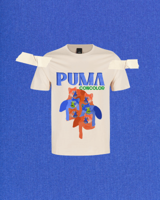 Poleras Puma Blanca M