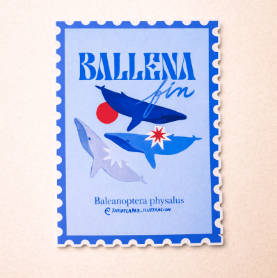Stickers Individuales Ballena