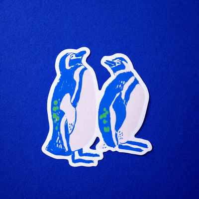 Stickers Individuales Pinguinos