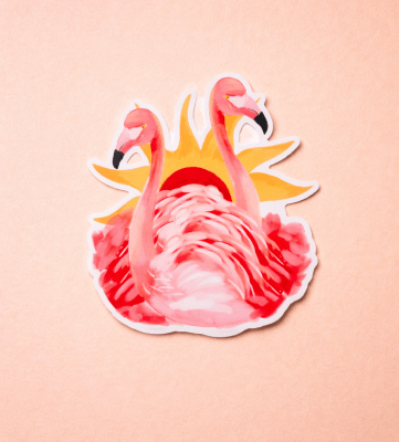 Stickers Individuales Flamenco