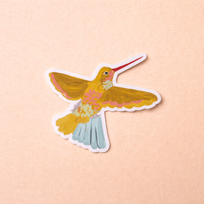 Stickers Individuales Colibrí1