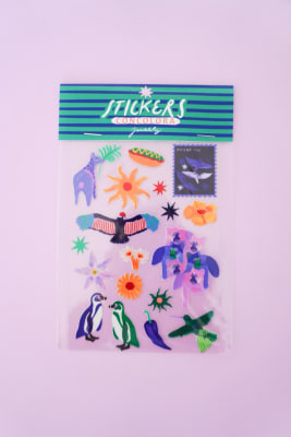 Stickers UV Verde-Azul