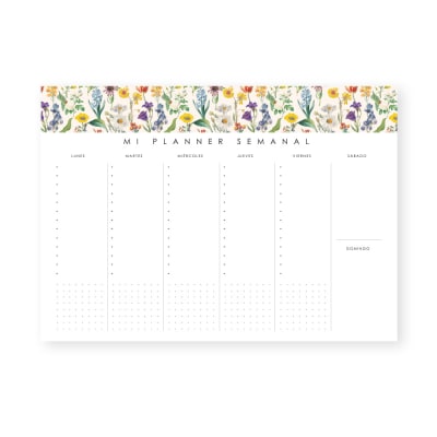 ORGANIZADOR SEMANAL GARDEN ENCOLADO AL LOMO1