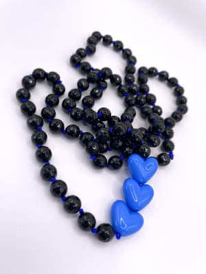 Tres Corazones Negro