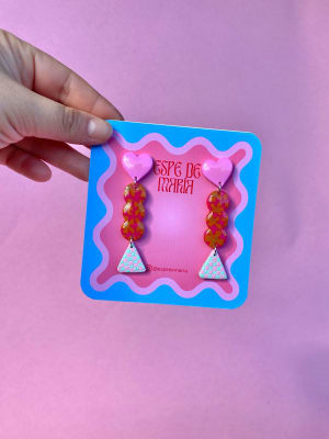 Aros LARGO L CORAZÓN