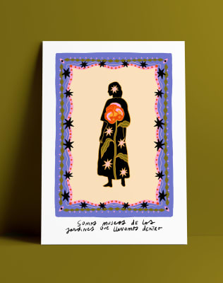 Postal Somos los jardines que llevamos dentro1