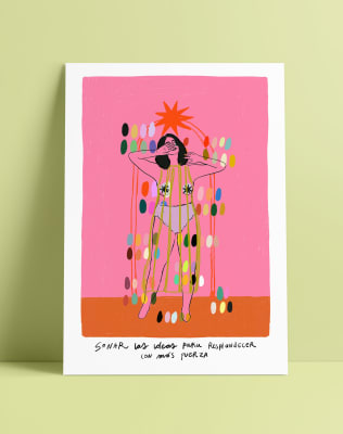 Postal Sanar las ideas para resplandecer