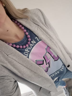 Collar Casilda Malva