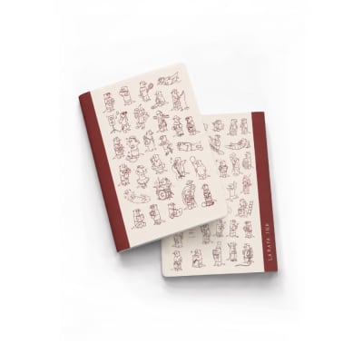Libreta A5 chungungos rojo2