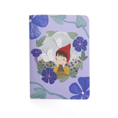 Libreta tapa blanda Entre las flores