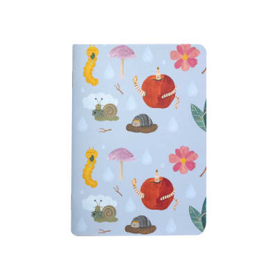 Libreta tapa blanda Patrón de bichos