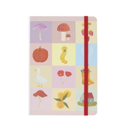 Libreta tapa dura Cachureos Pop Art rosada