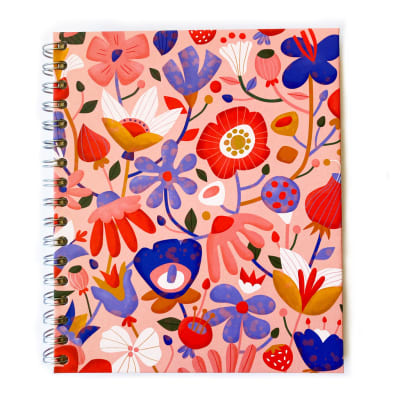Libreta Flores 100 hojas - Rayas