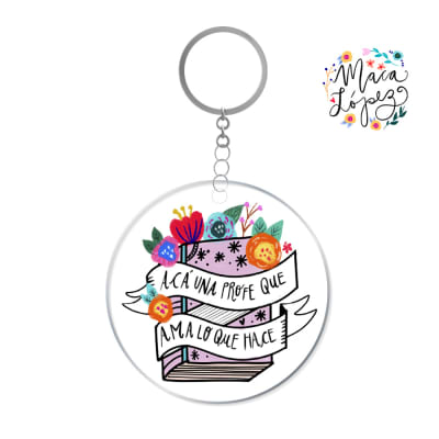 Llavero Aca Una Profe1