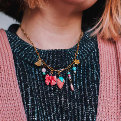 Collar Charms Mandarinas Atelier