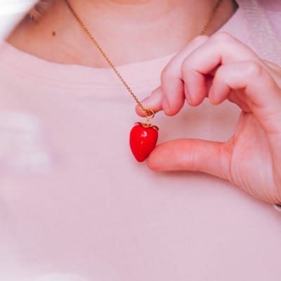 Collar Frutilla Roja2
