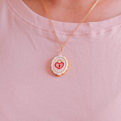 Collar Medalla Corazón Secreto