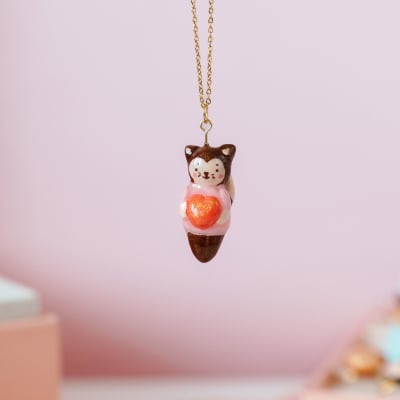 Collar Gatita Corazón1