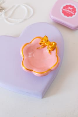 Joyero Cinta Flor Rosada