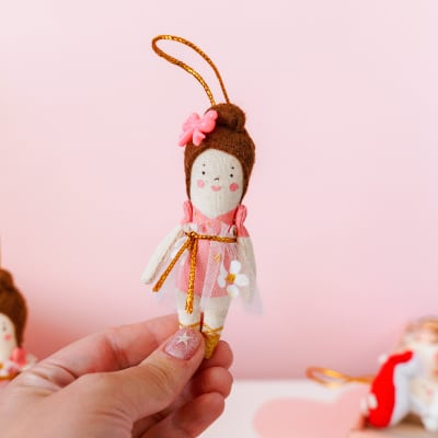 Mini Muñeca Bailarina Colgante