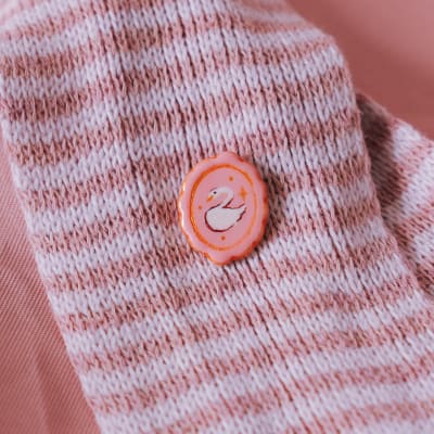 Prendedor Pin Cisne