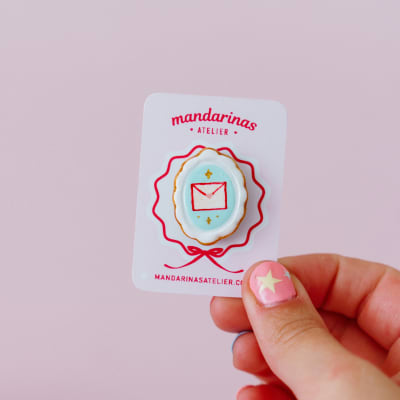 Prendedor Pin Carta