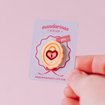 Prendedor Pin Corazón Candado1
