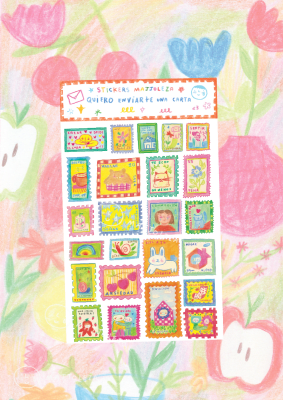 Stickers Quiero enviarte una carta