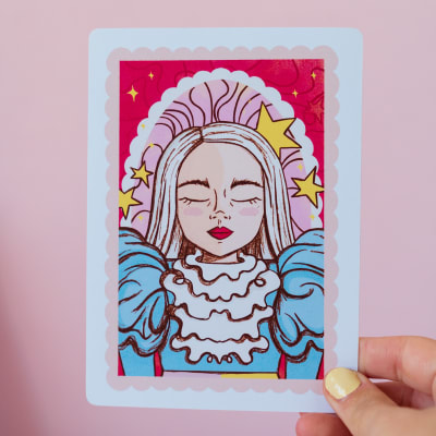 Postal chica soñar3